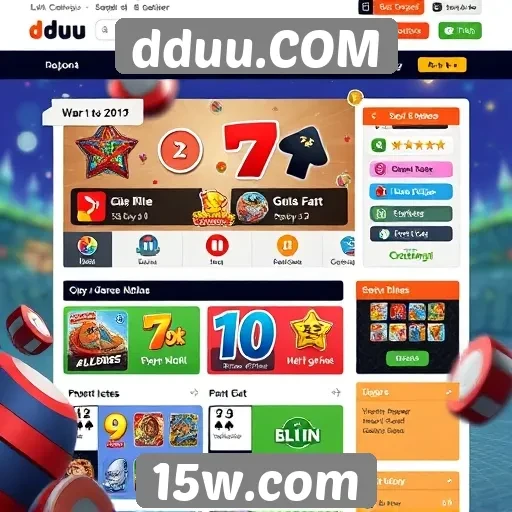 Interface amigável do Dduu.COM atrai jogadores